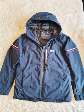 Helly Hansen Men’s Insulated Winter Jacket - Navy Blue - Size Large (L/G)